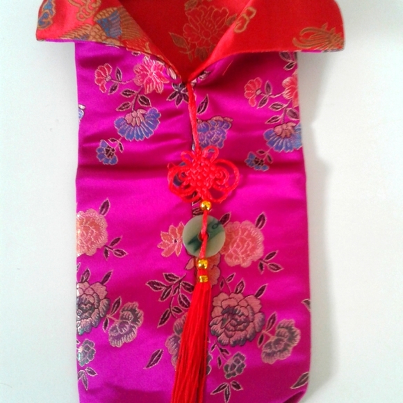 Chinese Brocade wine bottle gift bag - Picture 5 of 6